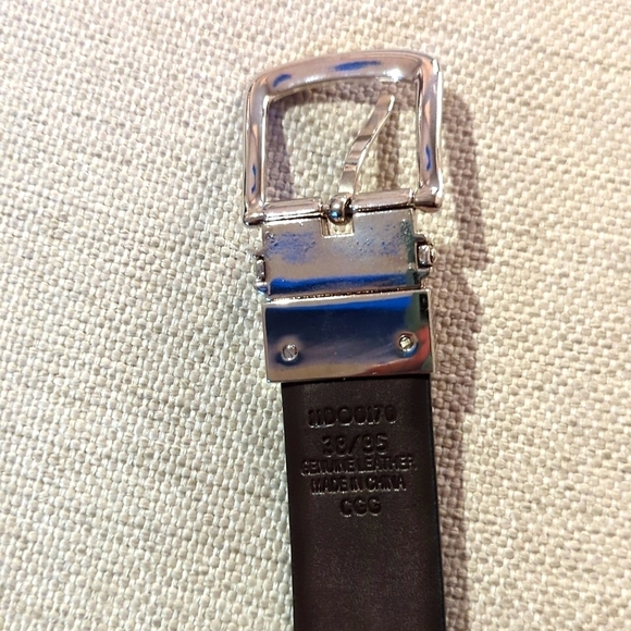 Dockers Men's Two-in-One Reversible Dress Belt Black with 38/95 Genuine Leather - Picture 5 of 9